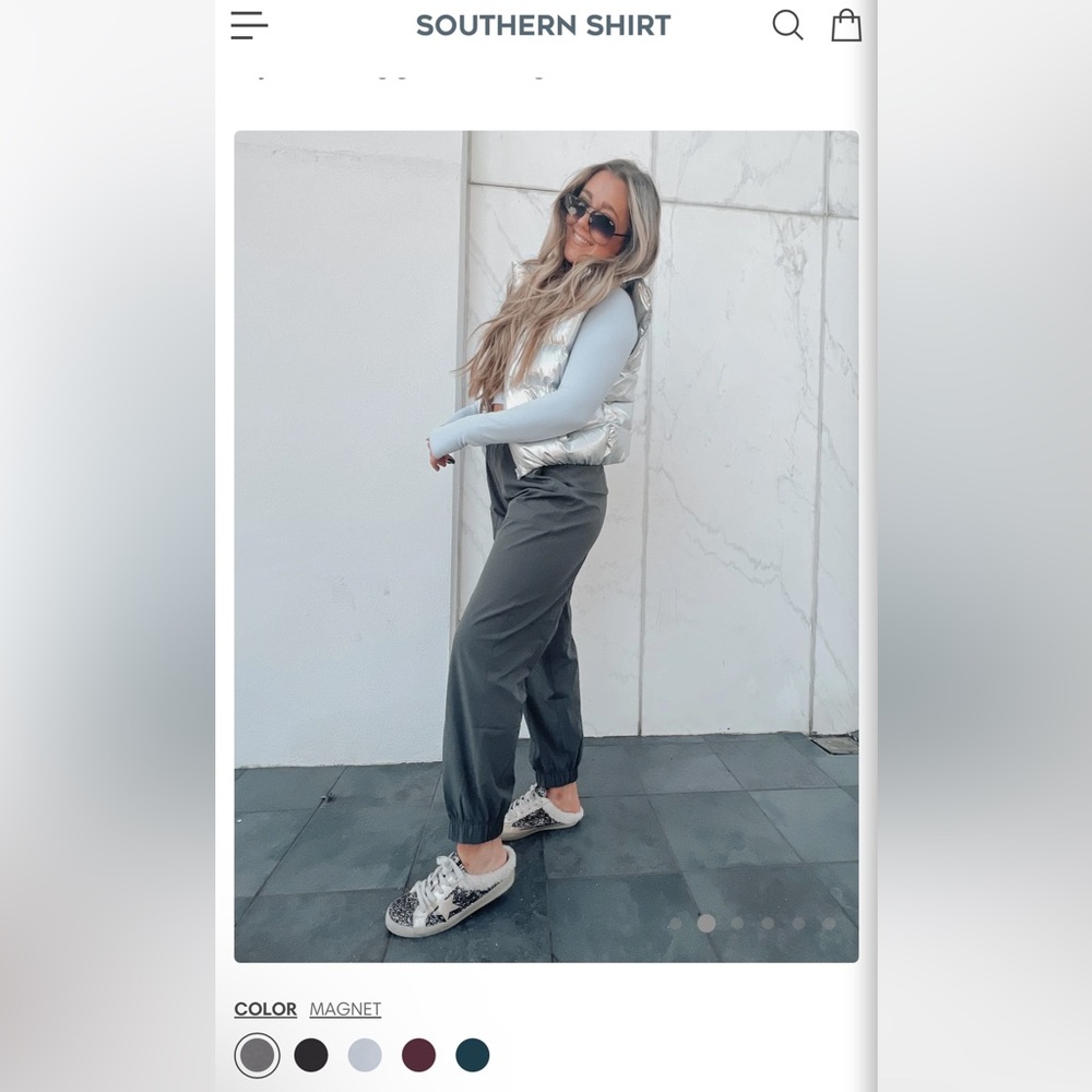 southern shirt company SSCO hybrid joggers in magnet